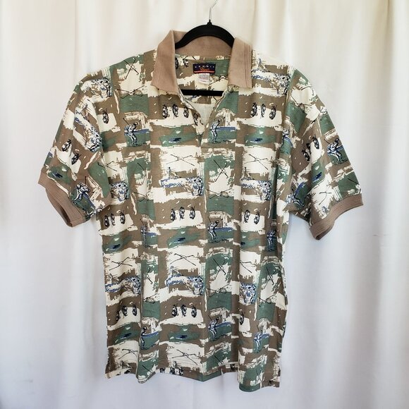 GORDIE HOWE 100% Cotton Golf polo shirt. - Picture 2 of 11